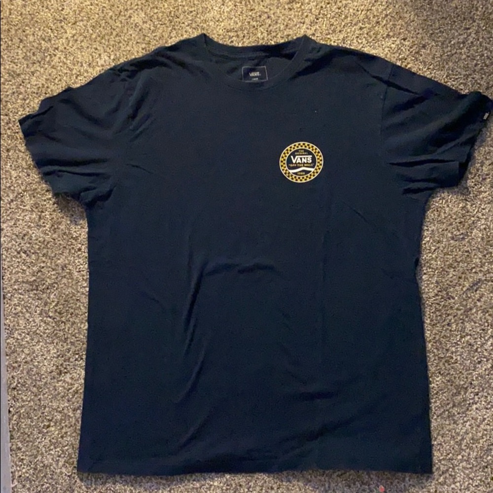 Vans - Navy Blue Off the Wall T Shirt